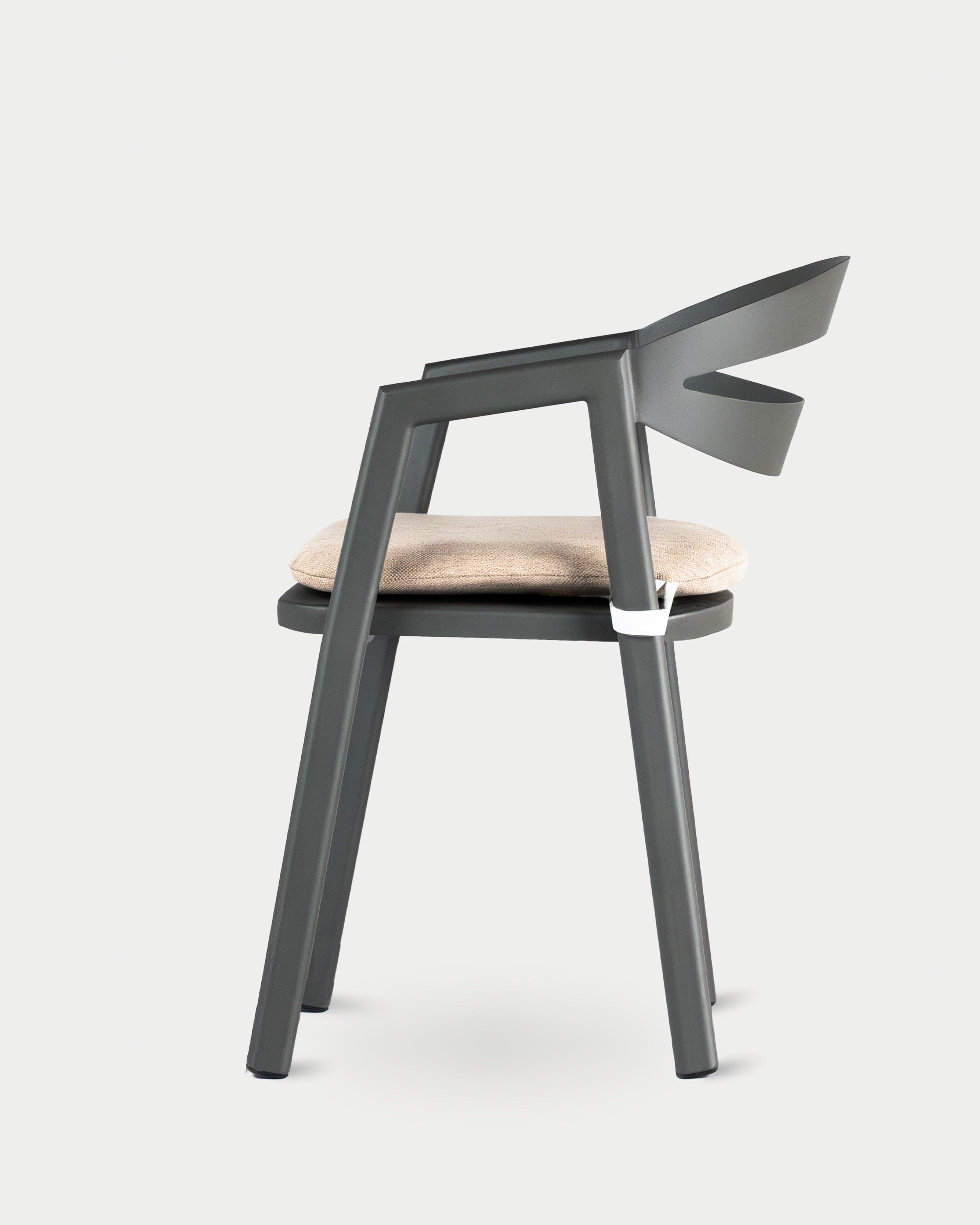 The Half Moon Dining Chair#Color_Dark Gray