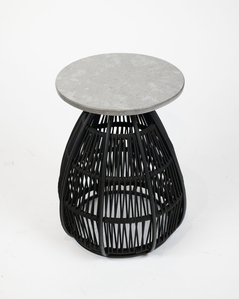 Round Marble Side Table - 1 REMAINING