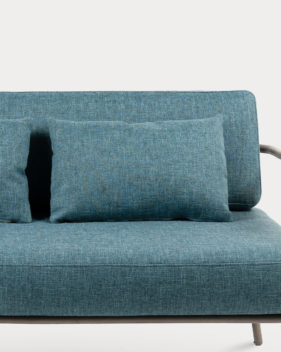 Outdoor Cushion#Cover color_Blue#Shape_Rectangle
